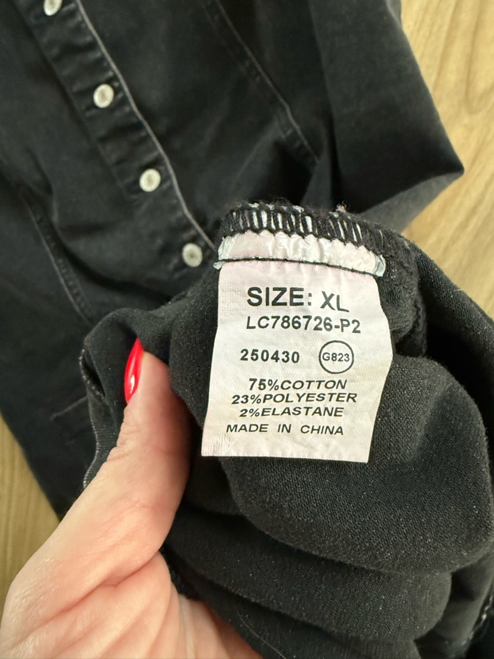 Denim Stretchy Dress - Picture 5 of 6